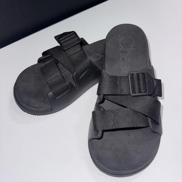 Chaco Chillos Black Slip-on Gorpcore Outdoor Water Resistant Sandals Women 7 - Picture 1 of 10